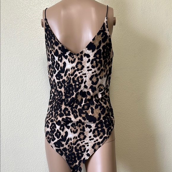 gaze- Leopard Print Bodysuit - Picture 4 of 5